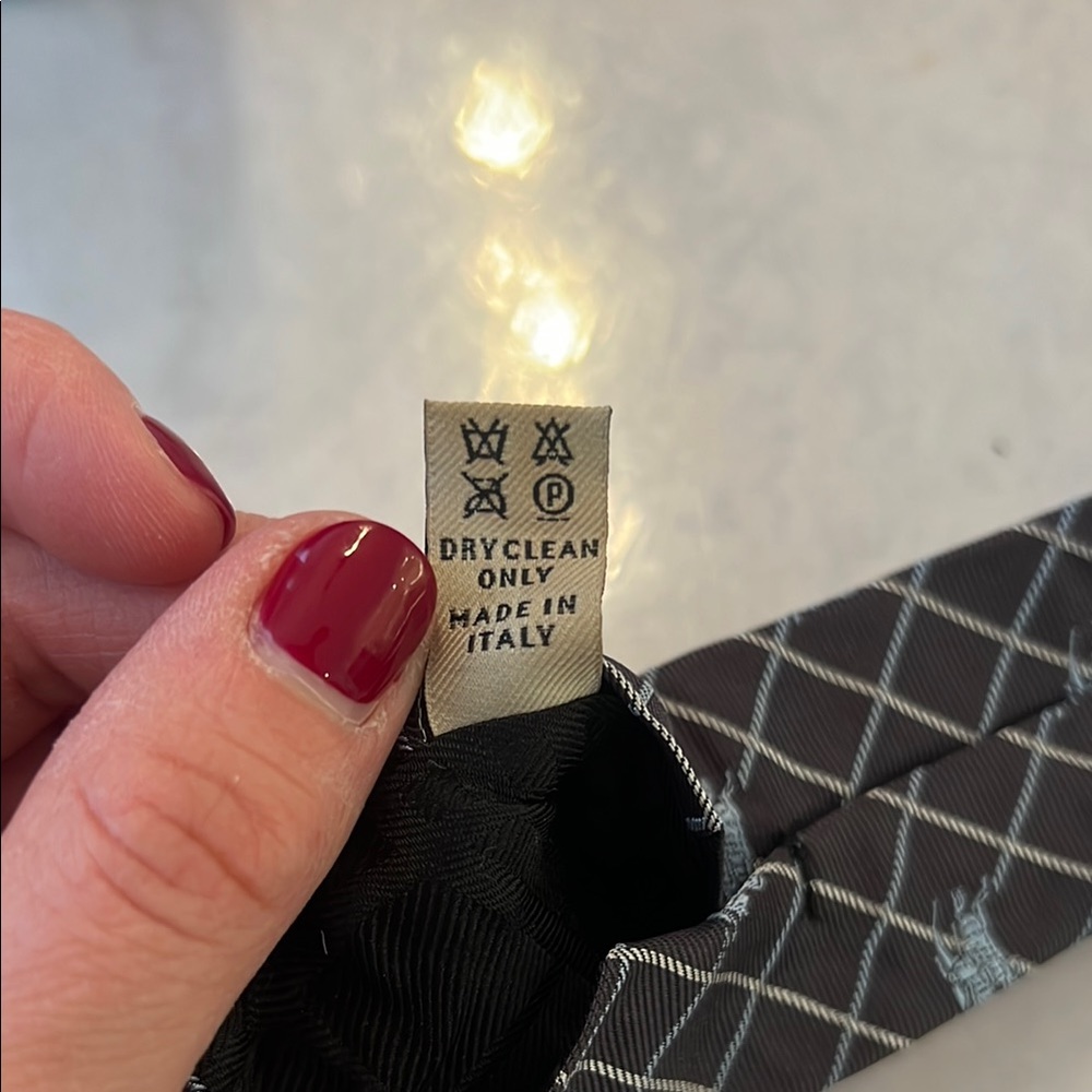 Men's Burberry Tie - Picture 4 of 7